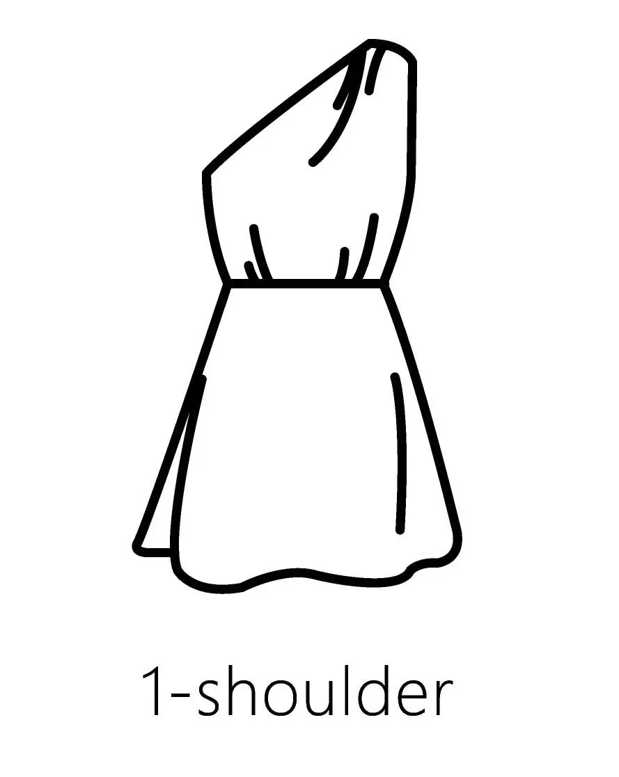 one shoulder dress
