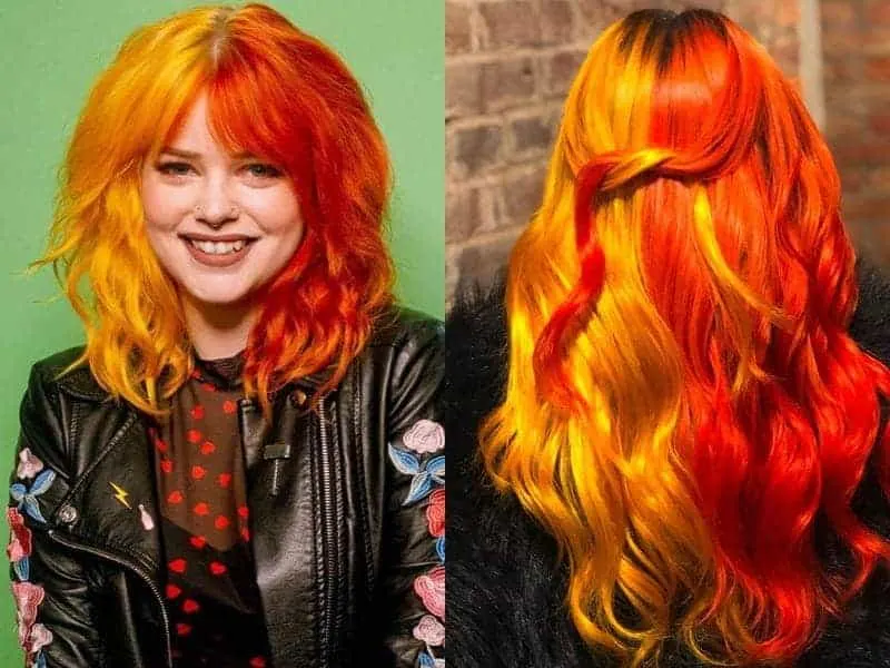 Orange And Yellow Hair
