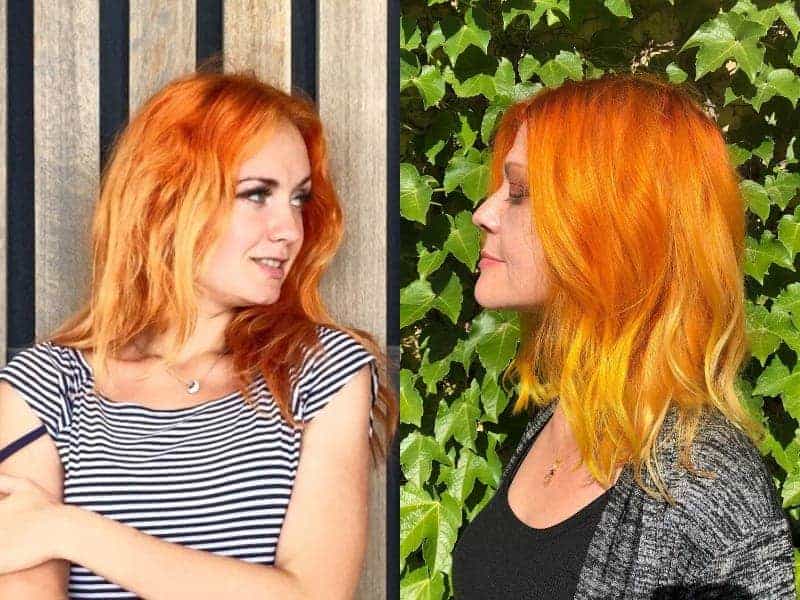 Orange And Blonde Hair