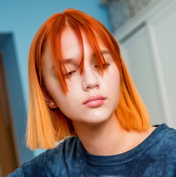 orange red hair