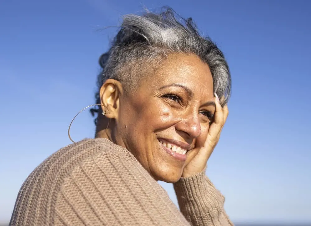 over 50 woman with undercut