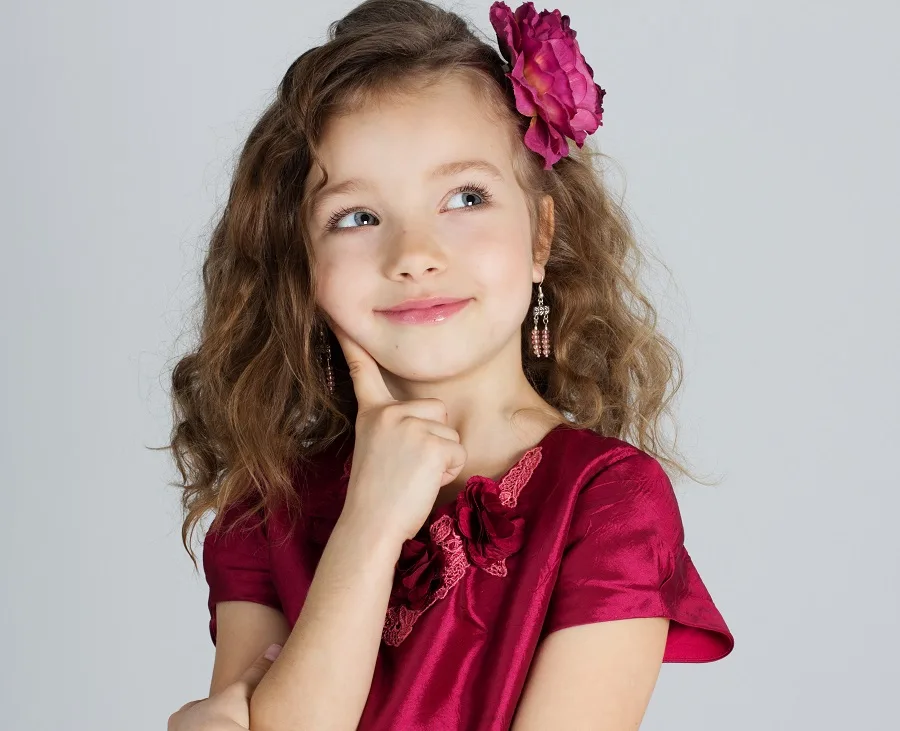 party hairstyle for little girls