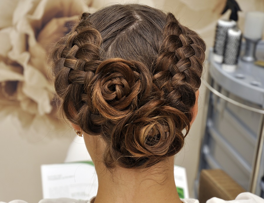 updo style for party