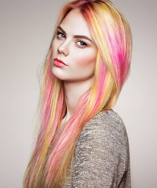 pastel hair color for pale skin