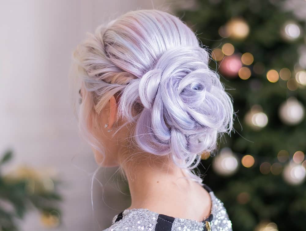 pastel lilac hair
