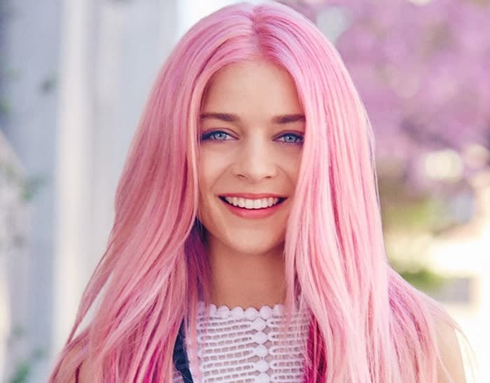 pastel pink hair color