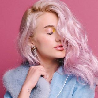 pastel pink hair color ideas for women