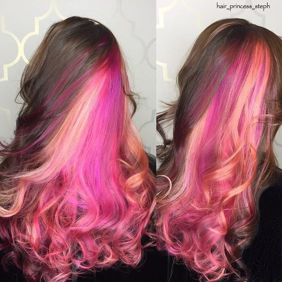 50 Best Peekaboo Hair Color Ideas in 2021 - HairstyleCamp