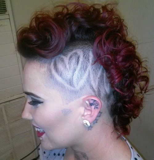 mohawk permed hairstyles