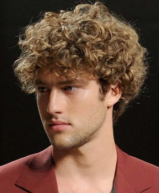 blonde beach perms for men