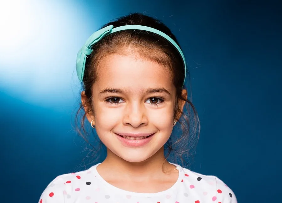 picture day hairstyle with headband