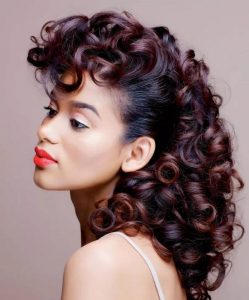 Pin Curls On Natural Hair   HairstyleCamp