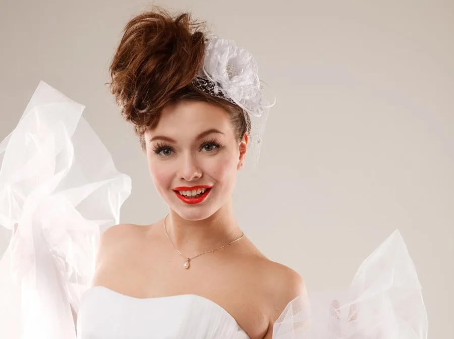pin up updo for wedding