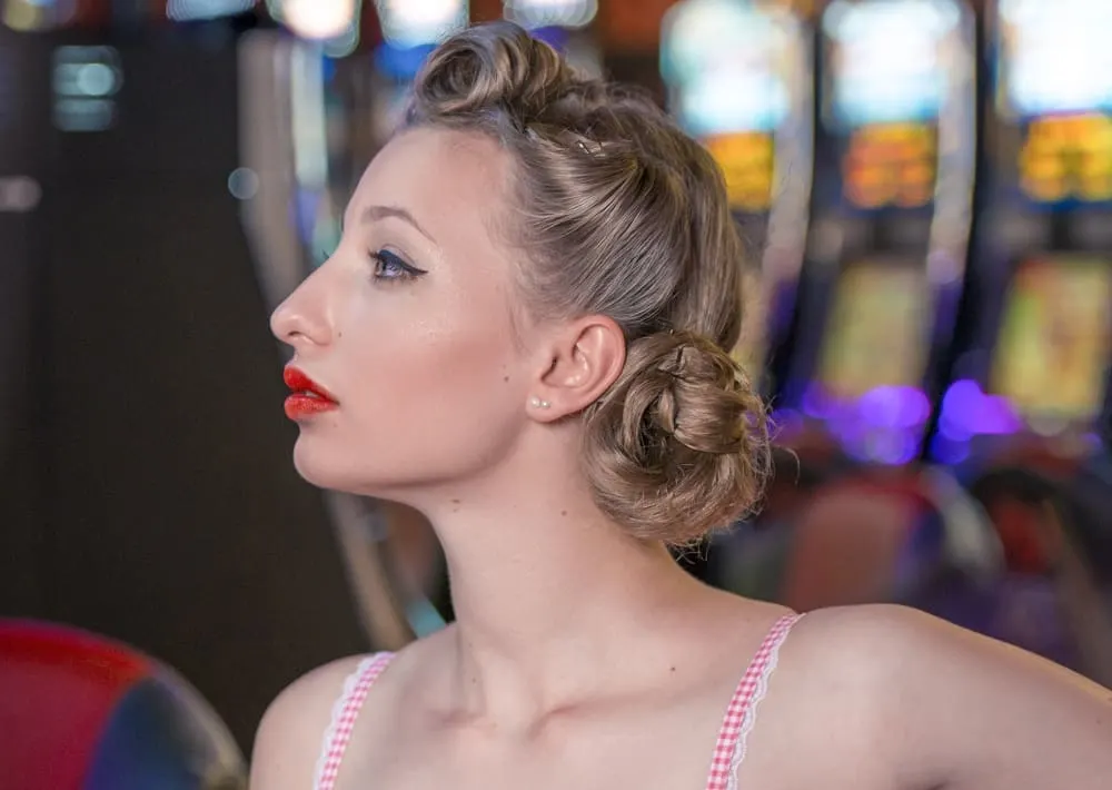 pin up updo