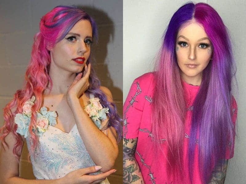 Pink And Purple Hair