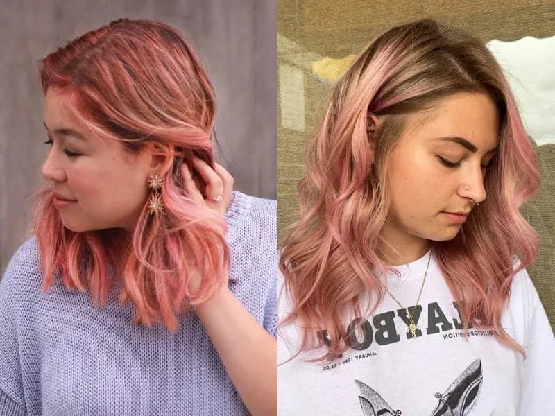 Pink Hair Balayage