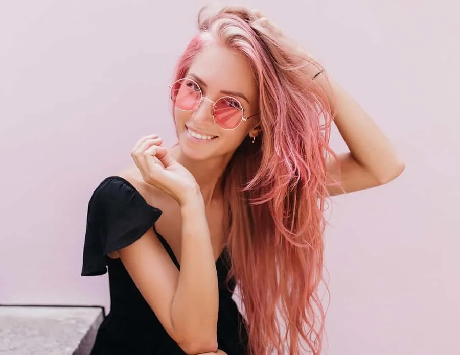 pink hair color for summer
