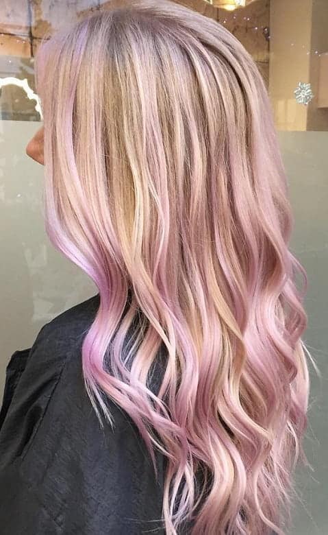 22 Gorgeous Pink Highlights On Blonde Hair In 2024 