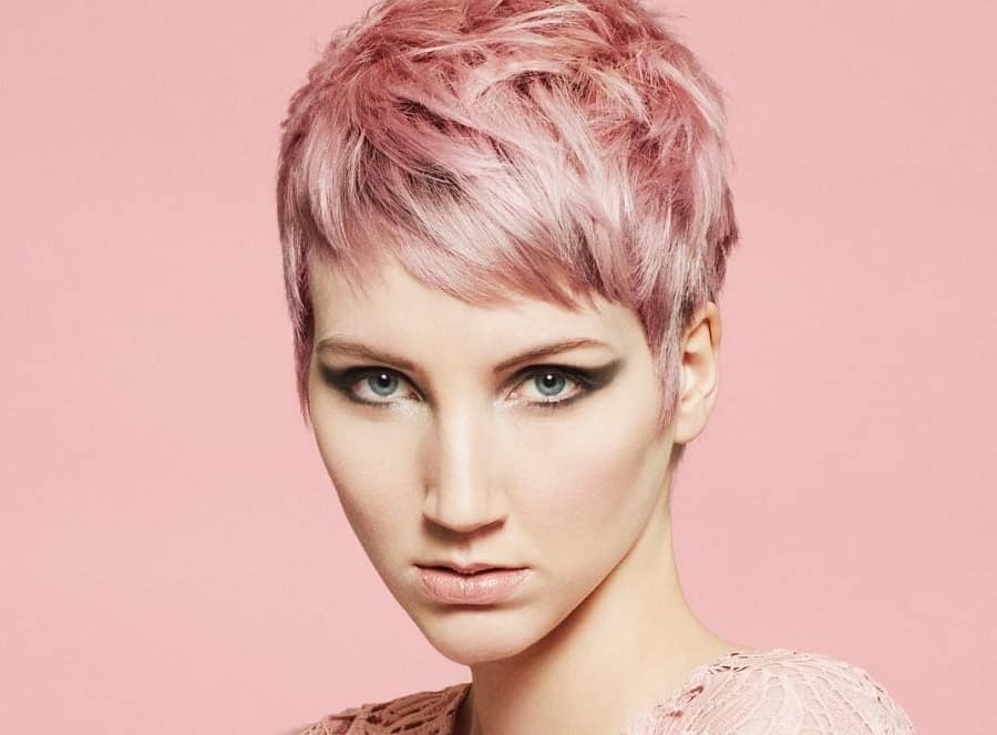 10 of The Coolest Red and Pink Pixie Cuts (2020 Trend)