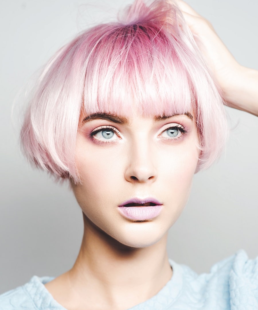 pixie bob for oval faces