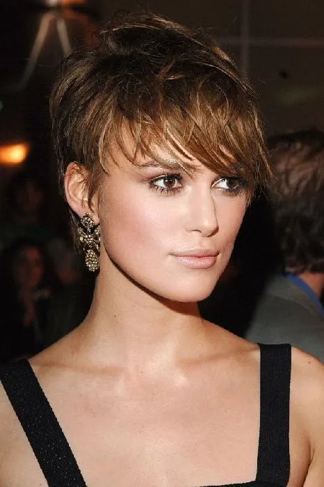 messy pixie cut for women