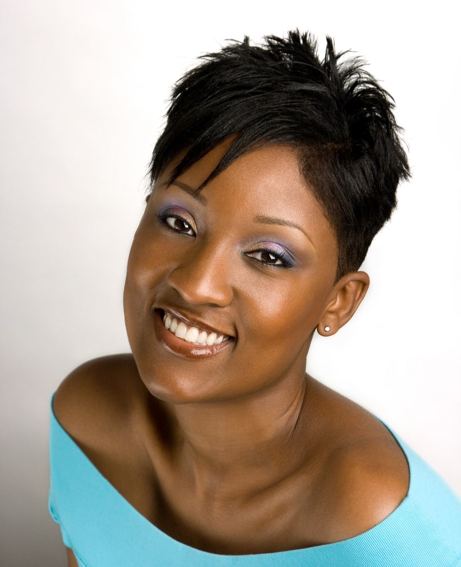 pixie cut for black teenage girls with natural hair