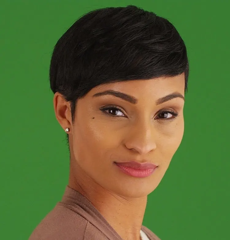 pixie cut for black woman 