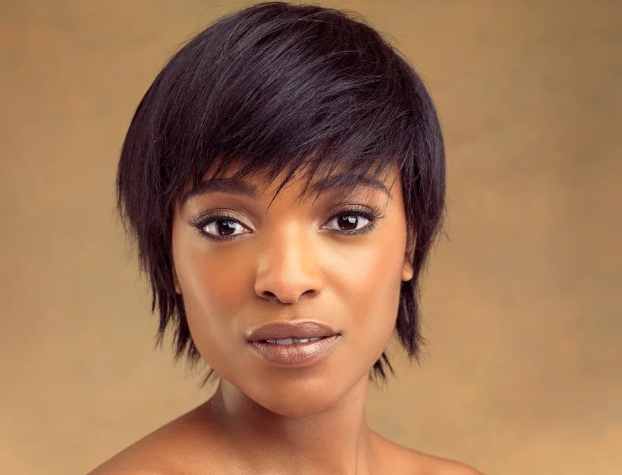 pixie cut for relaxed hair