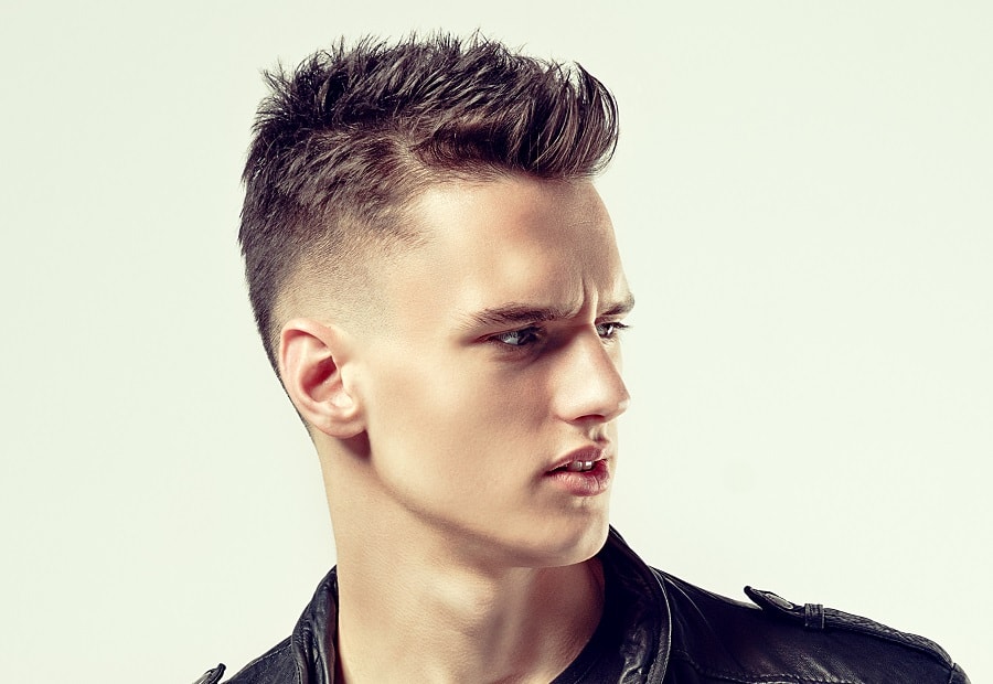 pixie for men with fade