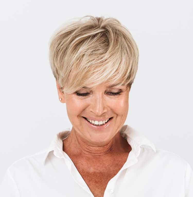 pixie haircuts for older women 