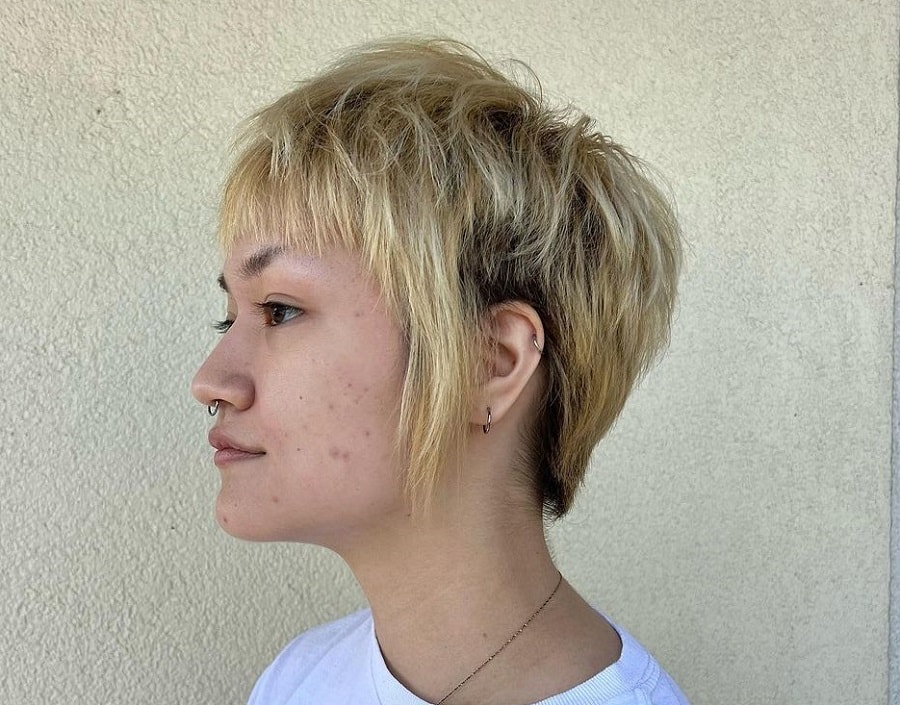 pixie mullet for Asian women