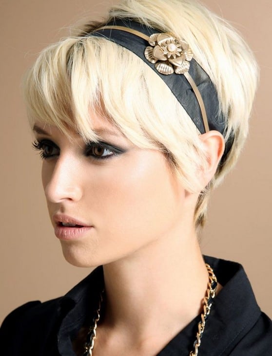 pixie haircut with bangs for women