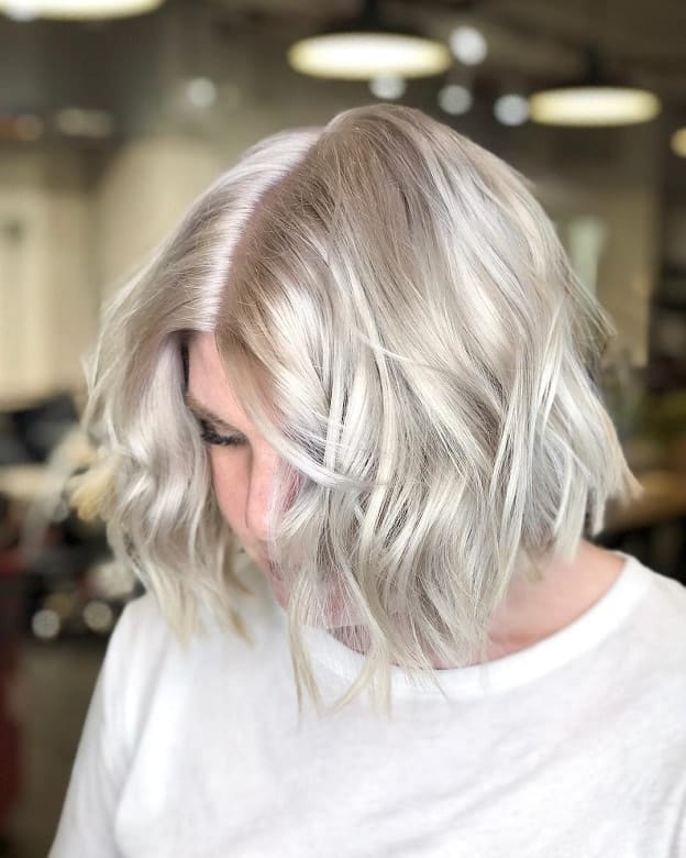 The 18 Cutest Platinum Blonde Bobs to Try in 2024