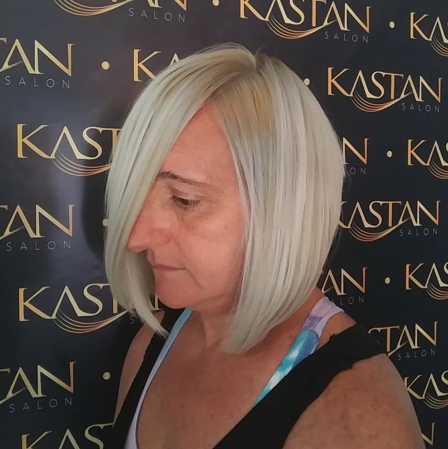 platinum blonde hair for over 50