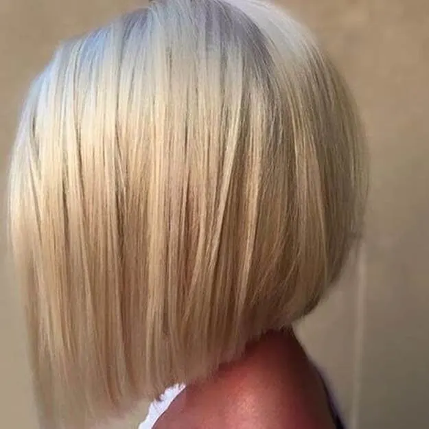 A-Line Bob for Platinum Blonde