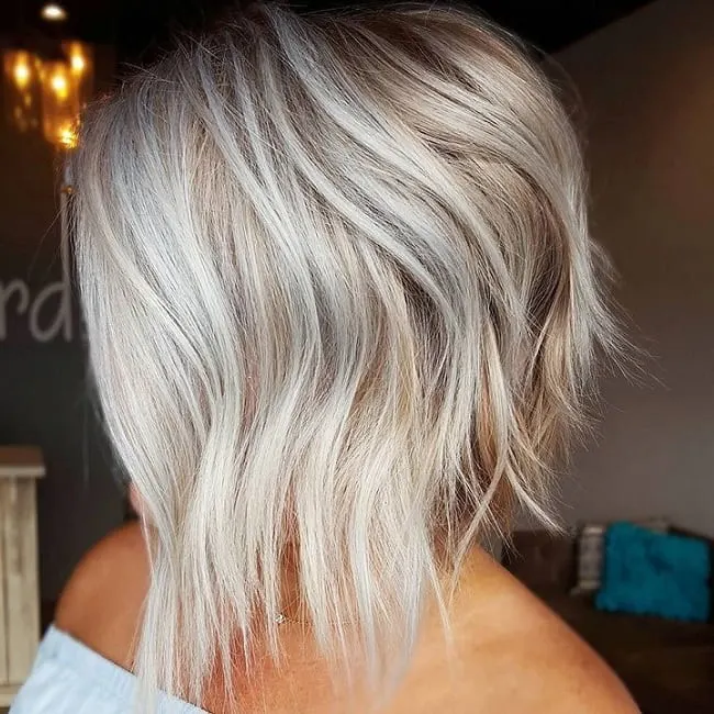 short platinum blonde hairstyles