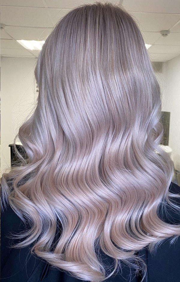 platinum silver hair