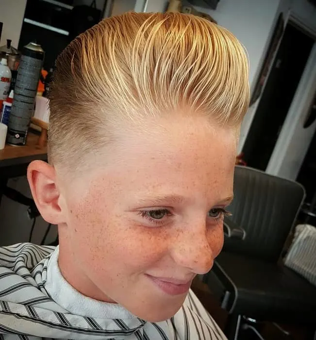 pompadour for 10 year old boy