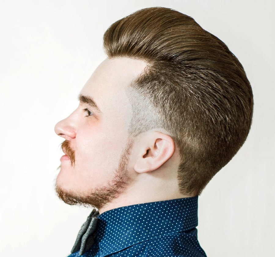 pompadour hairstyle for men in their 30s