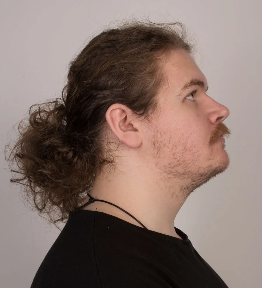 ponytail for fat guys