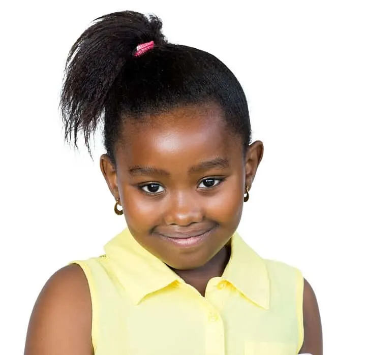 ponytail for little black girl