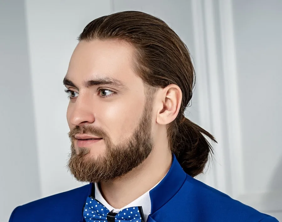 ponytail for men in their 30s