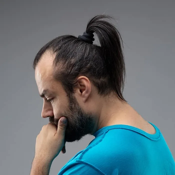 ponytail for men over 40