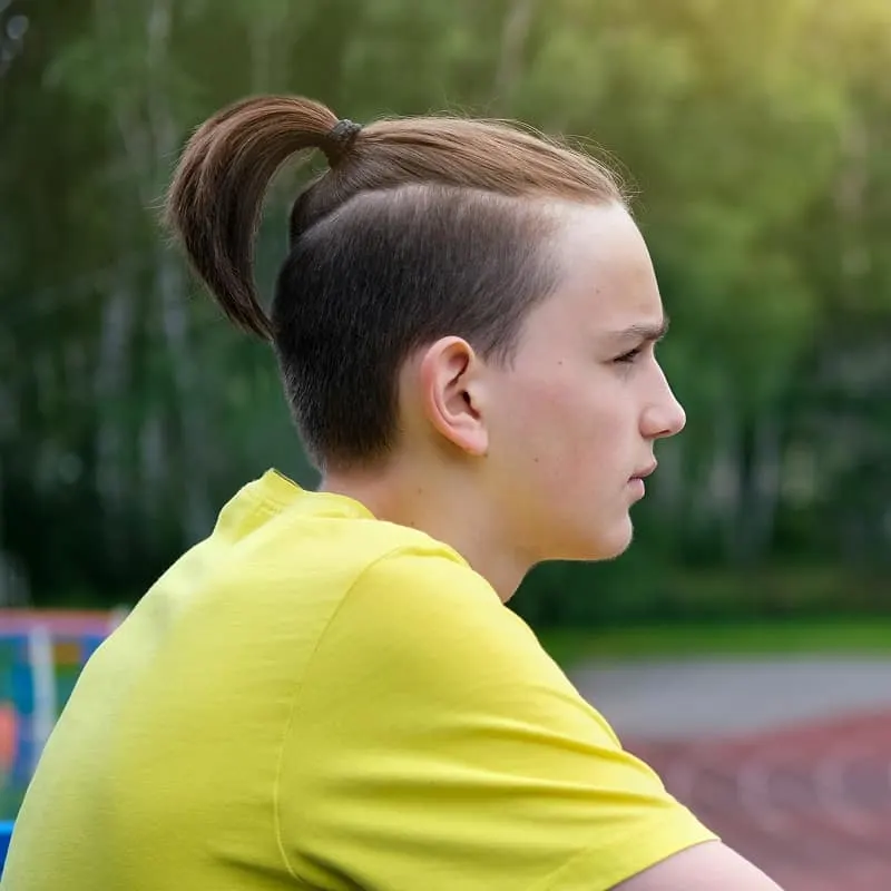 ponytail for tween boys