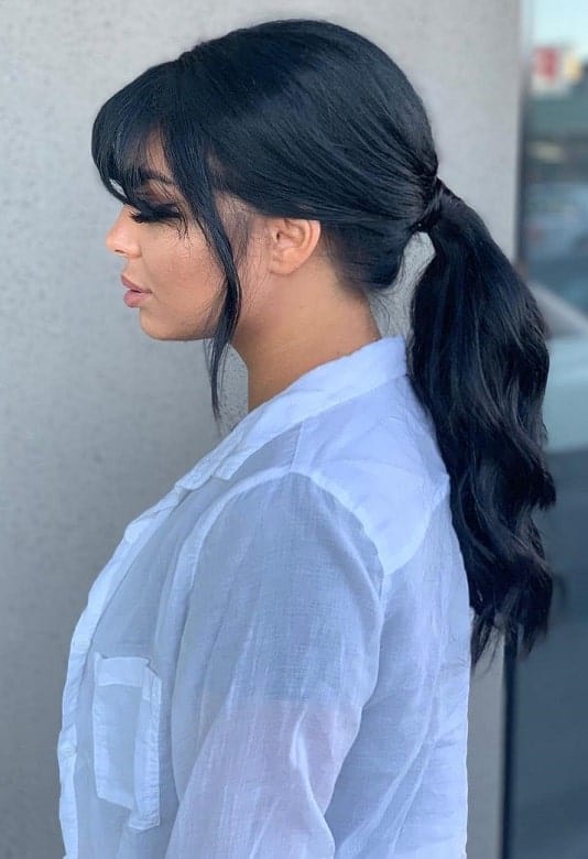 Ponytail With Bangs 2 