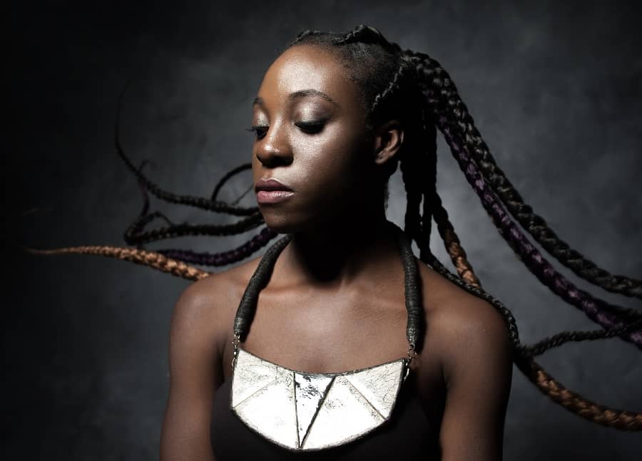 ponytail with dookie braids