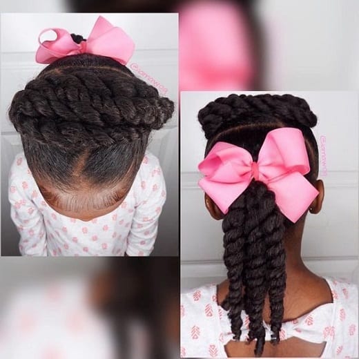 50 Perfect Ponytail Hairstyles for Little Black Girls