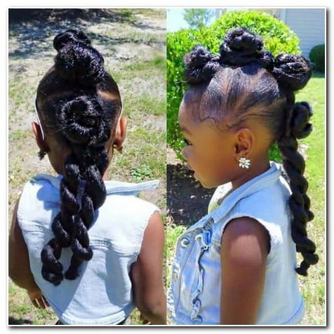 50 Perfect Ponytail Hairstyles for Little Black Girls