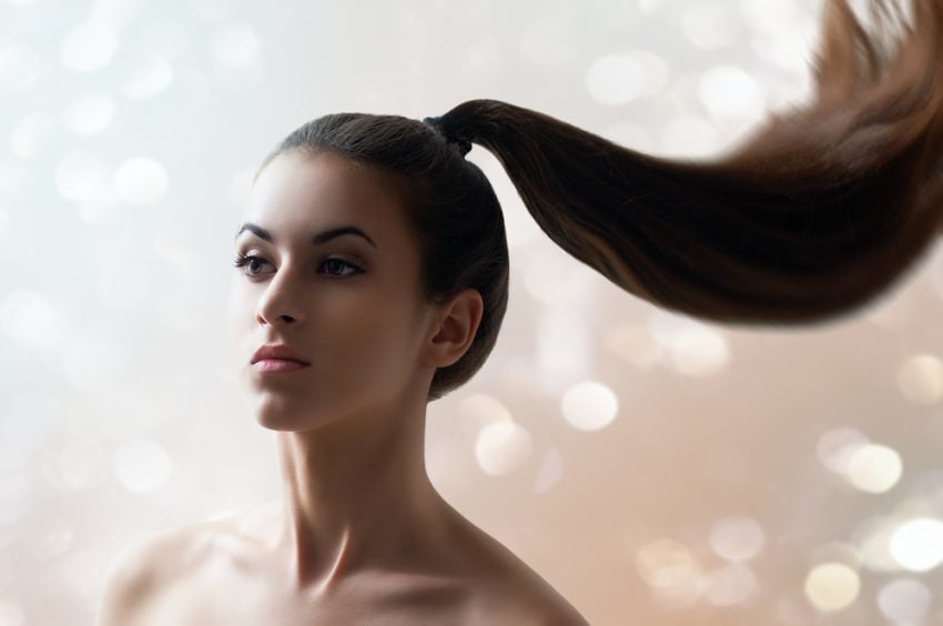 high ponytails