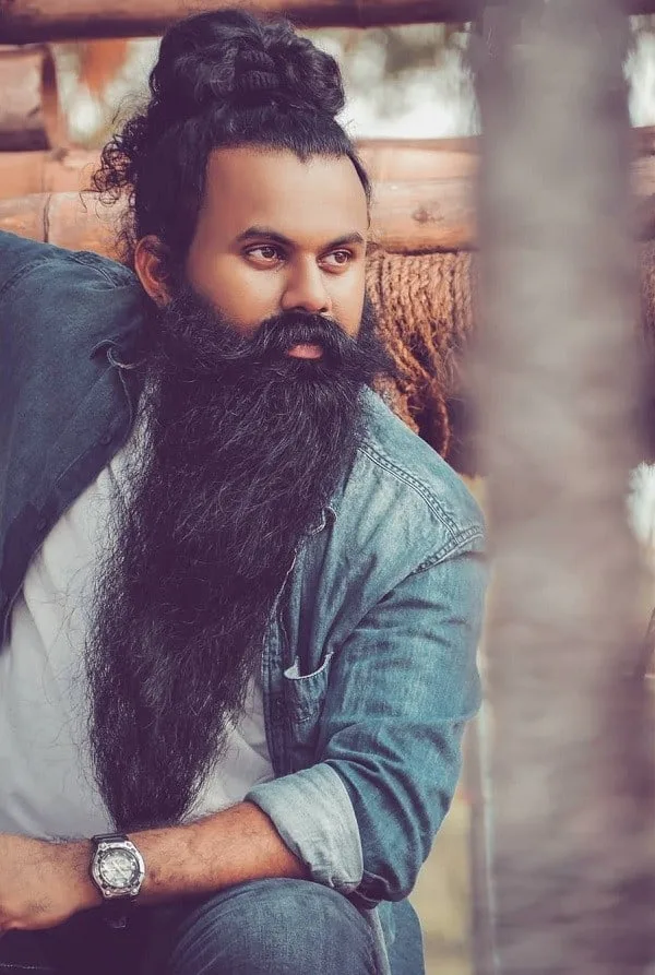 praveen parameswar thady - longest beard style